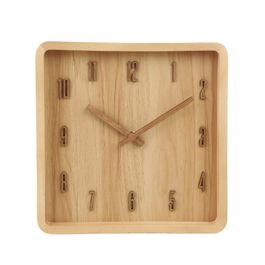 Relógio Madeira Tilia E Mdf Natural