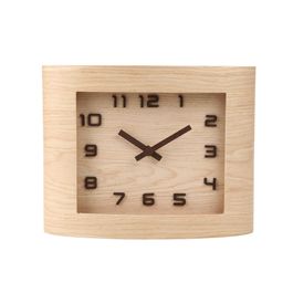 Relógio Madeira Tilia E Mdf Natural