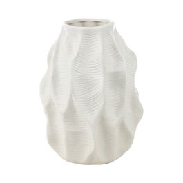 Objeto Decorativo Argila Branco Fosco