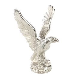 Decorativo Águia Aluminio Prateado