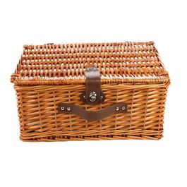 Kit Piquinique Fibra Natural Marrom