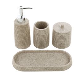 Kit Lavabo Poliresina Bege