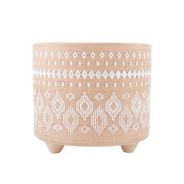 Cachepot Cerâmica Bege