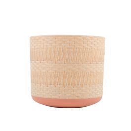 Cachepot Cerâmica Bege