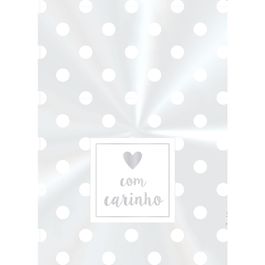 Saco Transparente Mensagem Branco