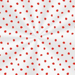 Saco Adesivado Decorado Dots Vermelho