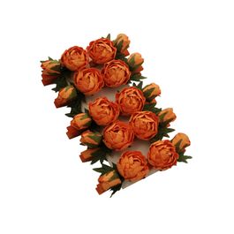 Prendedor Ranúnculo Laranja JG C/10