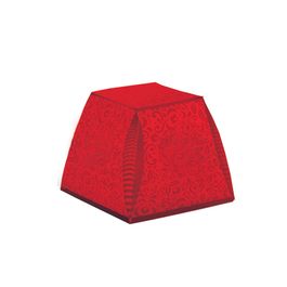 Caixa Mini Panetone Liso Vermelho