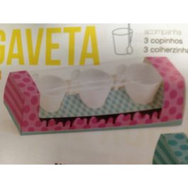 Caixa Gaveta para Docinhos com 3 unidades Alegria Compose Colorido com 1
