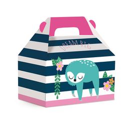 Caixa Maleta Kids Bicho Preguiça Colorido