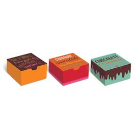 Caixa Divertida Para 6 Brigadeiros Chocodelícia Colorido