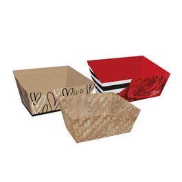 Cesta De Cartão Trapézio Sortido Colorido