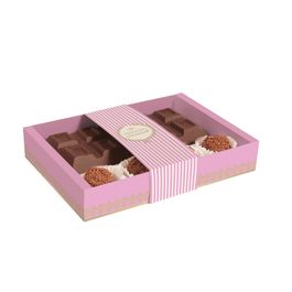 Caixa Tablete Com Brigadeiros Produto Artesanal Candy Petúnia Colorido