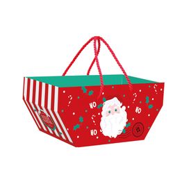 Cesta De Cartão Com Alça Polo Norte Colorido