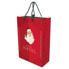 Caixa Luva Com Alça Noel Vitoriano Colorido