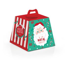 Caixa Panetone Polo Norte Colorido