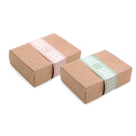 Caixas Para 6 Brigadeiros E Bombons Com Cinta Paglia Composê Colorido