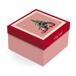Caixa Quadrada Charm Natalino