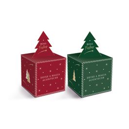 Caixa Pop Up Magic Composê Ouro e Vermelho