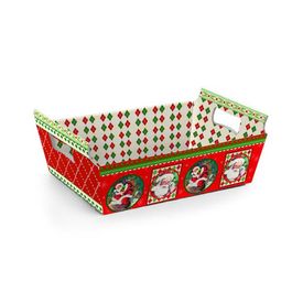 Cesta de Cartão Gran Natale Colorido