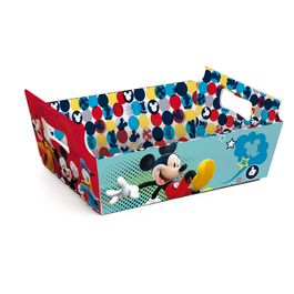 Cesta de Cartão Mickey Mickey Mouse Colorido