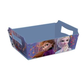 Cesta De Cartão Frozen Ii Colorido