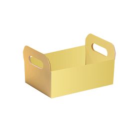 Caixote De Cartão Laminado Ouro