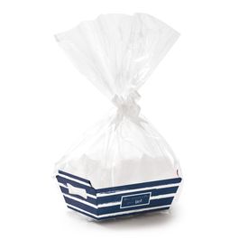 Kit Cesta Medina Azul / Branco