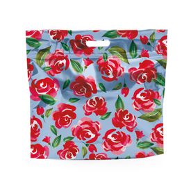 Sacola Laminada Metalizada Com Zíper Like A Rose