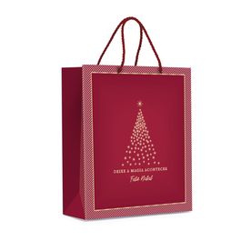 Sacola Premium Magic Ouro e Vermelho
