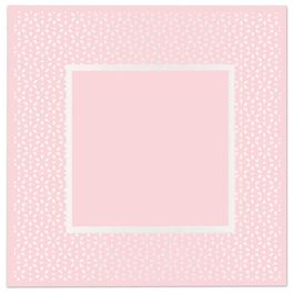 Poli Quadrado Isabelli Rosa PT C/50