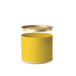 Lata Para Doces Liso Amarelo
