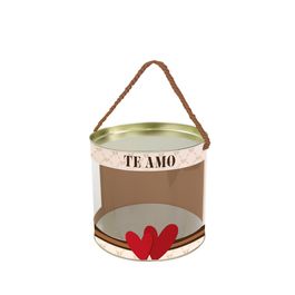 Cesta Na Lata Com Alça L'Amour Colorido