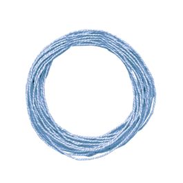 Fio De Papel Decorado Liso Azul Claro