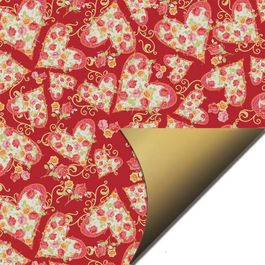 Papel Kraft Momento Romântico Vermelho