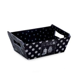 Cesta de Cartão Coffee Preto