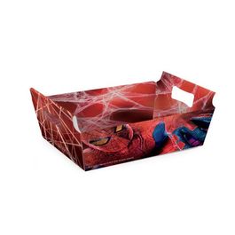 Cesta de Cartão Teia Radical Vermelho
