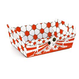 Cesta de Cartão Grandes Clubes Vermelho / Branco