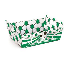 Cesta de Cartão Grandes Clubes Verde / Branco