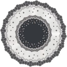 Poli Redondo Modern Preto