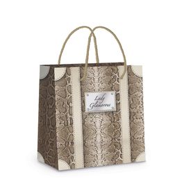 Sacola de Papel Snake Bag Bege