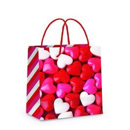 Sacola De Papel Doce Amor Vermelho