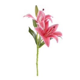 HASTE DE LÍRIO X2 39 CM - PINK