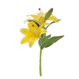 HASTE DE LÍRIO X2 39 CM - AMARELO