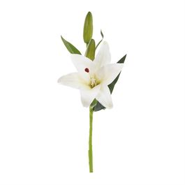 HASTE DE LÍRIO X1 39 CM - BRANCO