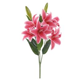 BUQUÊ DE LÍRIOS X6 60 CM - PINK