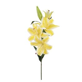 BUQUÊ DE LÍRIOS X3 88 CM - AMARELO