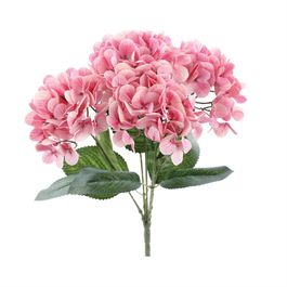 BUQUÊ HORTÊNSIA 3D X150 41 CM - ROSA