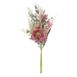 RAMALHETE DE RANUNCÚLOS X5 44 CM - ROSA ANTIGO