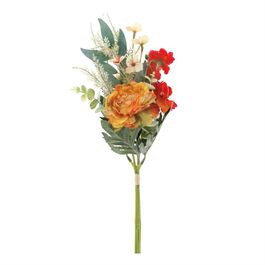 RAMALHETE DE RANUNCÚLOS X5 44 CM - AMARELO